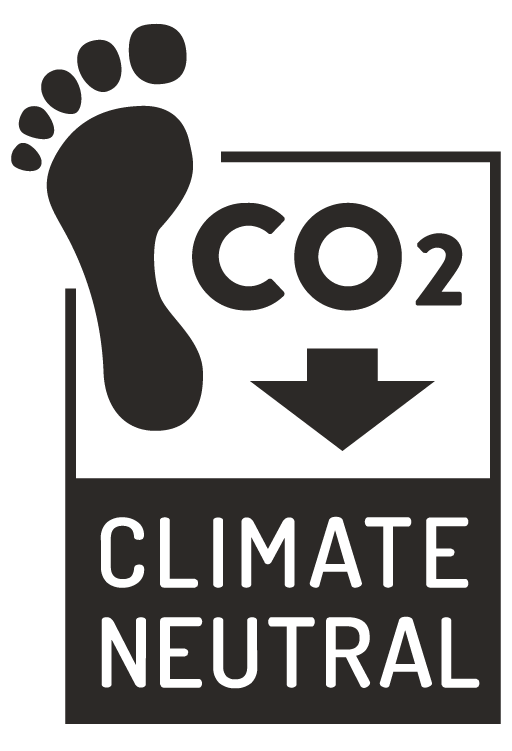 Carbon neutral footprint t-shirt print icon